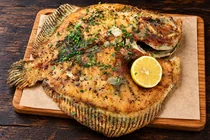 Turbot z grilla